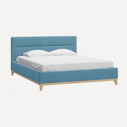Кровать Хэлм 160 Textile Blue
