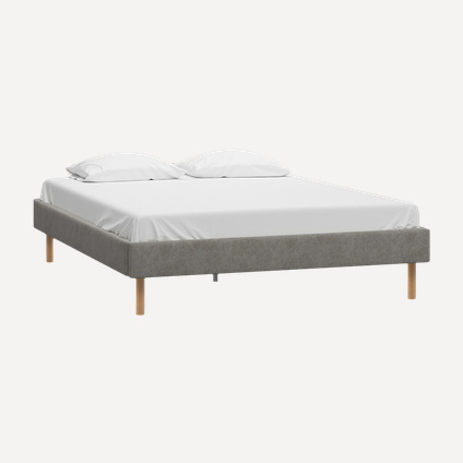 Кровать Осхен 160 Velvet Grey