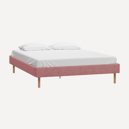 Кровать Осхен 160 Velvet Pink