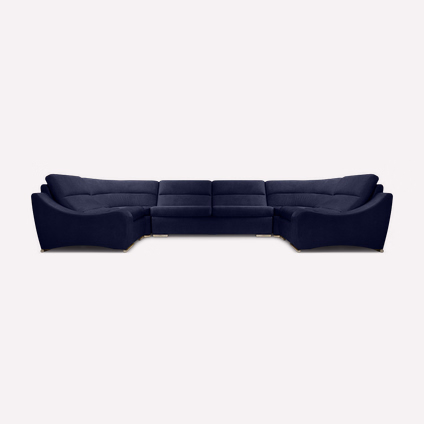 Диван модульный Монреаль-4 Палермо Navy Blue