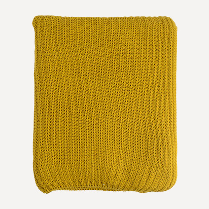 Плед Эссеншэл Mustard 130x180