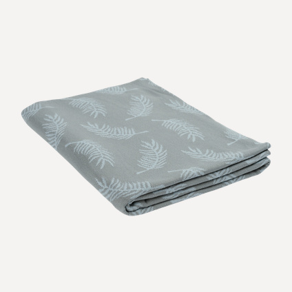 Плед Вилд Fleshy Leaves Grey 130x180