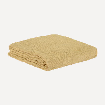 Покрывало Эссеншэл-Cotton-Mustard 230x250