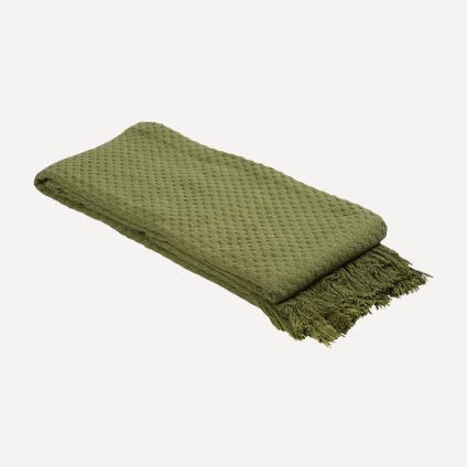 Покрывало Эссеншэл-Waffle-Olive 180x250