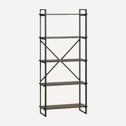 Стеллаж Линц 80x182 Графитовый