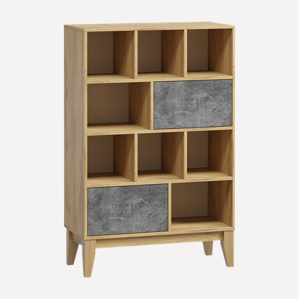 Стеллаж Гритон 85x130 Графитовый