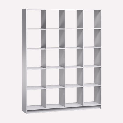 Стеллаж Бруно 1-162x210 Белый