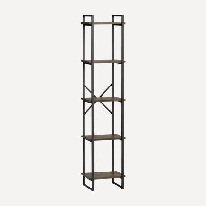 Стеллаж Линц 40x182 Графитовый