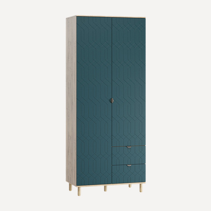 Распашной шкаф Теджонс-2 Time Deco Aquamarine