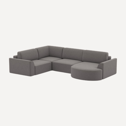 Диван модульный Спейс-М Velvet Grey распродажа