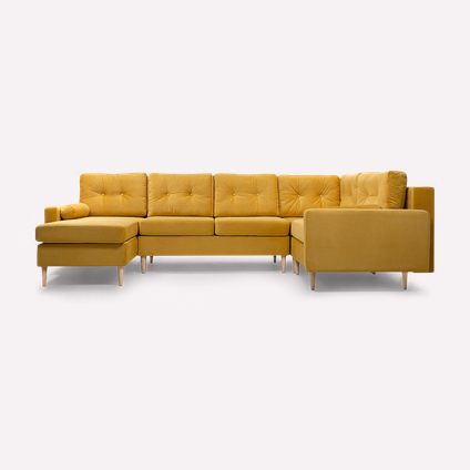 Диван модульный Динс-2 Velvet Yellow