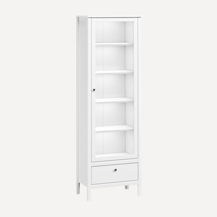 Витрина Ева-1 White с подсветкой