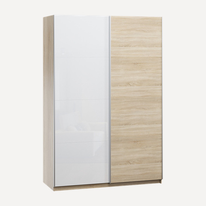 Шкаф-купе Итан-2-160-230 Glass Дуб Сонома