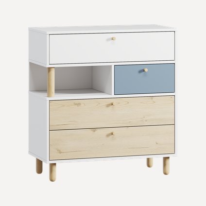 Комод Дикинс 85x92 Голубой