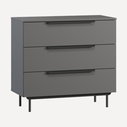 Комод Квелен 96x89 Графитовый