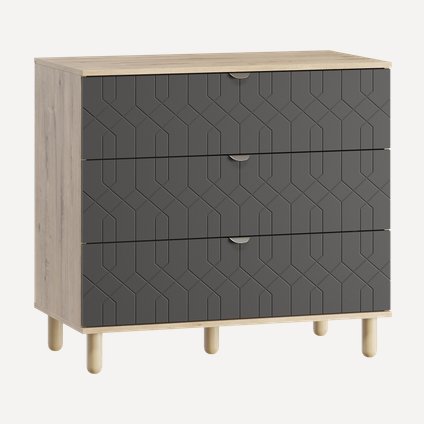 Комод Теджонс-3 Time Deco Grafit