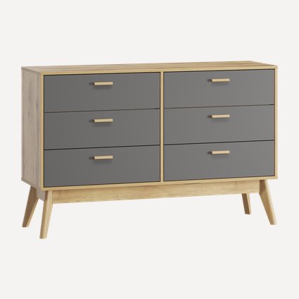 Комод Нордик-6 Wood Grey