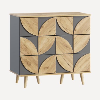 Комод Модерн 93x88 Графитовый