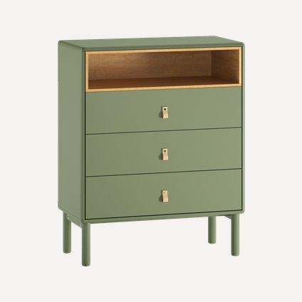 Комод Бели 80x100 Оливковый