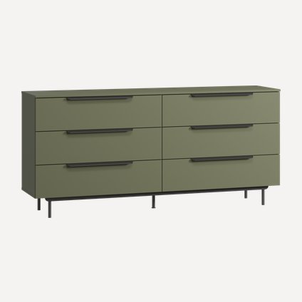 Комод Квелен 192x89 Оливковый
