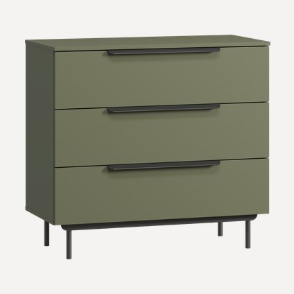 Комод Квелен 96x89 Оливковый