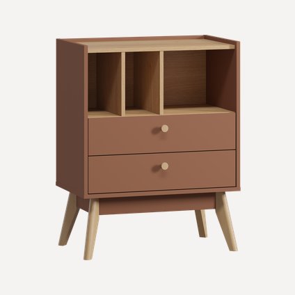 Комод Торвалль 2-68x87 Терракотовый