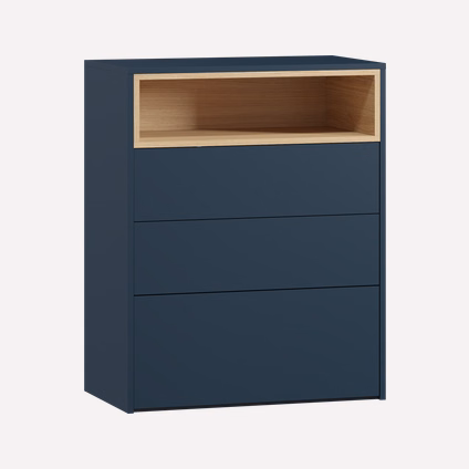 Комод Висмар 73x93 Темно-синий