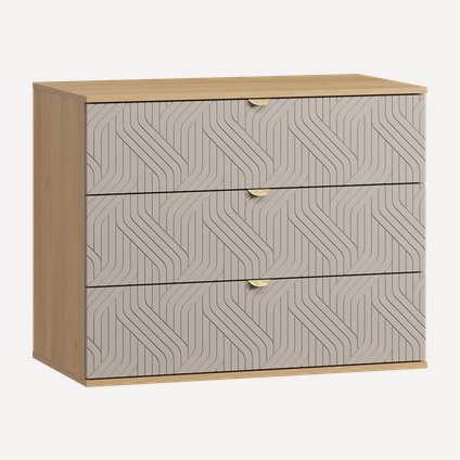 Комод Монблан 93x76 Косы Латте