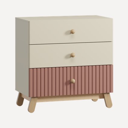 Комод детский Финни 85x86 Розовый