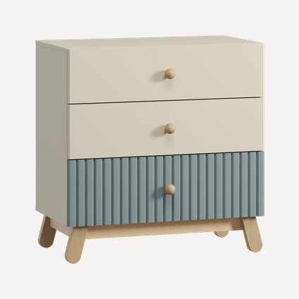 Комод детский Финни 85x86 Серо-зеленый