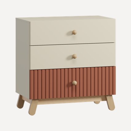 Комод детский Финни 85x86 Терракотовый