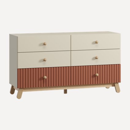Комод детский Финни 155x86 Терракотовый
