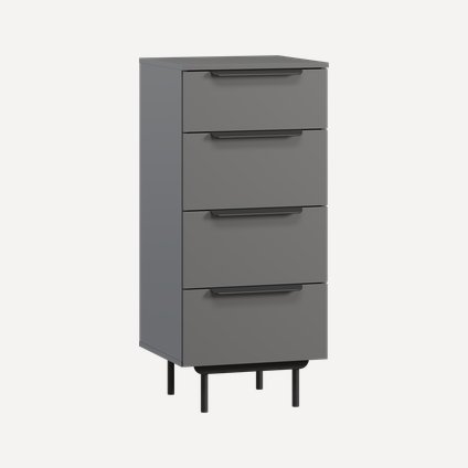 Комод Квелен 48x108 Графитовый