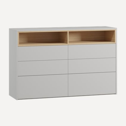 Комод Висмар 143x93 Пепельный