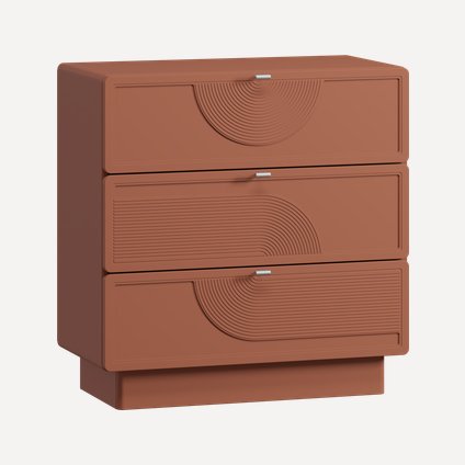 Комод Монсон 80x82 Терракотовый