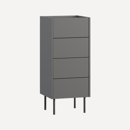 Комод Дигарс 43x102 Графитовый