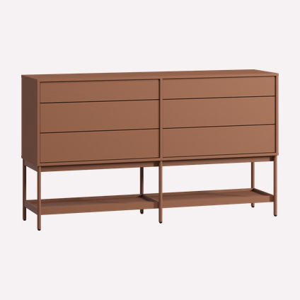 Комод Изи 158x91 Терракотовый