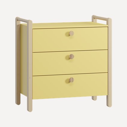Комод Руффи 88x90 Желтый