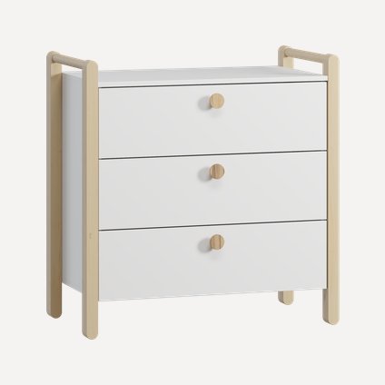 Комод Руффи 88x90 Белый