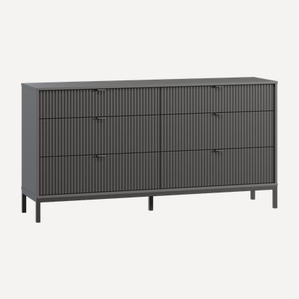 Комод Трейвис 165x84 Графитовый