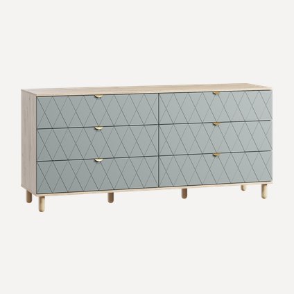 Комод Теджонс-4 Diamond Mentol
