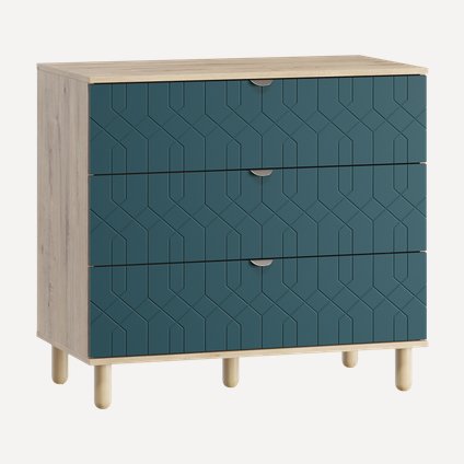 Комод Теджонс-3 Time Deco Aquamarine