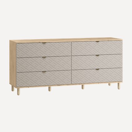 Комод Теджонс 185x85 Арт ​Латте/Дуб Ирландский