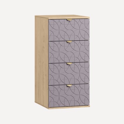 Комод Монблан 47x99 Ритм Лавандовый/Дуб Ирландский
