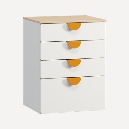 Комод детский Милна 3-60x80 Белый