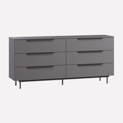 Комод Квелен 192x89 Графитовый