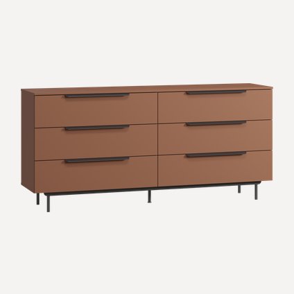 Комод Квелен 192x89 Терракотовый
