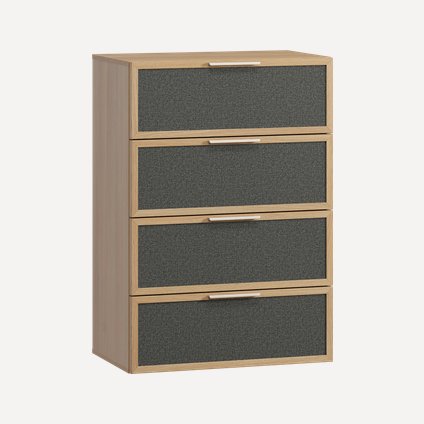 Комод Флавир 70x102 Рогожка Графитовый
