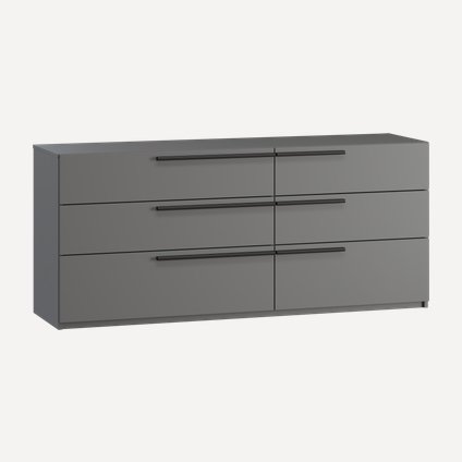 Комод Кимбол 160x70 Графитовый