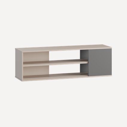 ТВ-тумба Ларсен 120x40 Графитовый/Латте